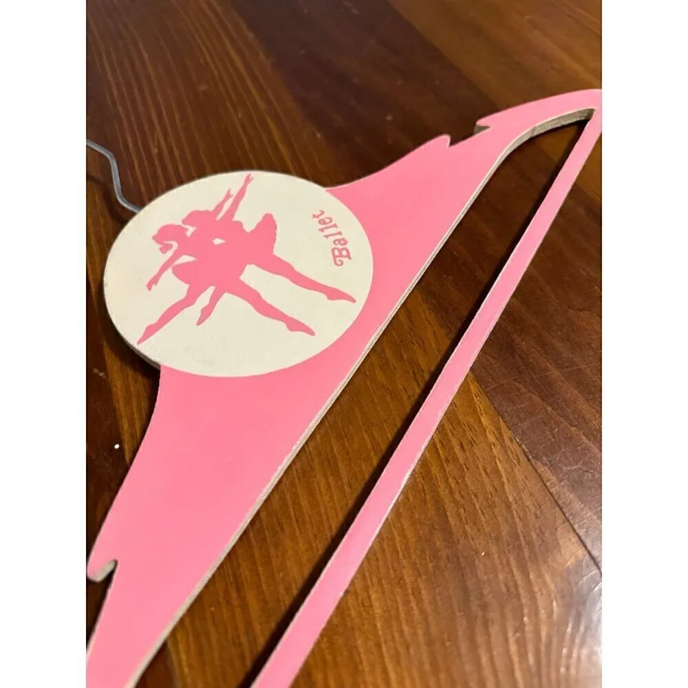 Pink Ballet Wooden Hanger